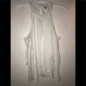 White halter top blouse from Papaya